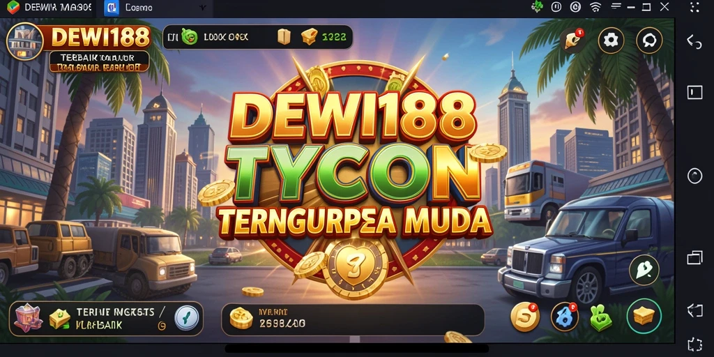 Screenshot gameplay DEWI188 menampilkan manajemen bisnis yang menarik.
