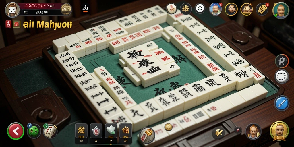 Screenshot utama GACOR518 menampilkan gameplay seru Mahjong.