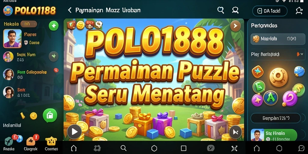 Screenshot gameplay POLO188 yang menampilkan teka-teki yang menantang.